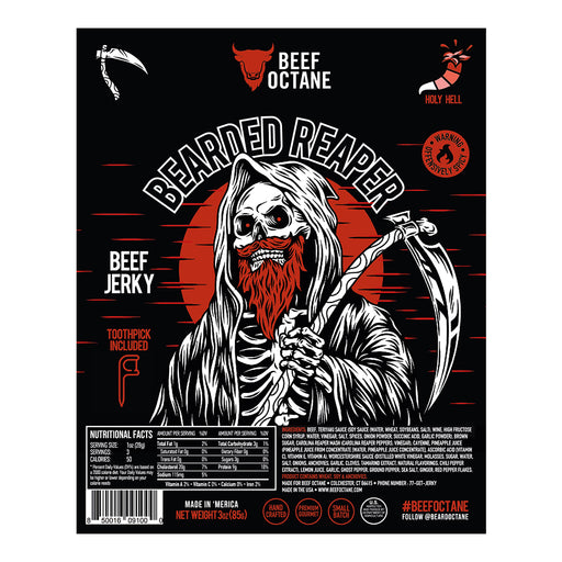 BEARDED REAPER BEEF JERKY - Beef Octane