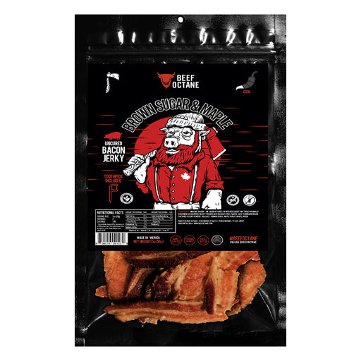 BEEF OCTANE BROWN SUGAR & MAPLE BACON JERKY