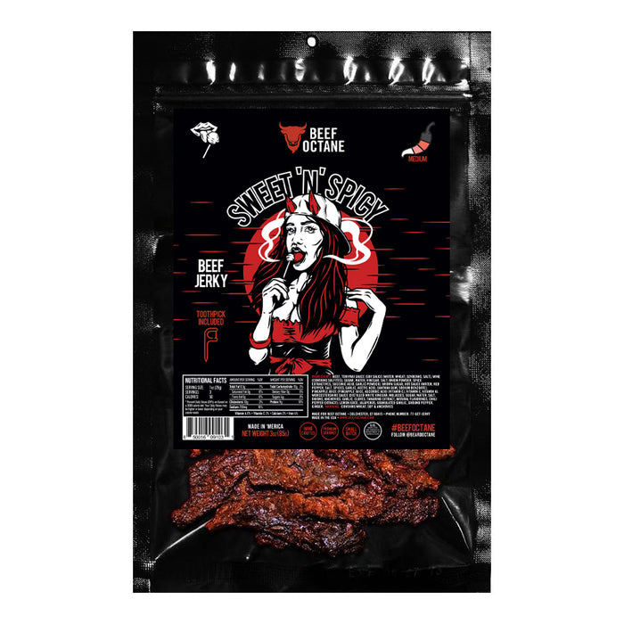 Beef Octane Sweet & Spicy Beef Jerky
