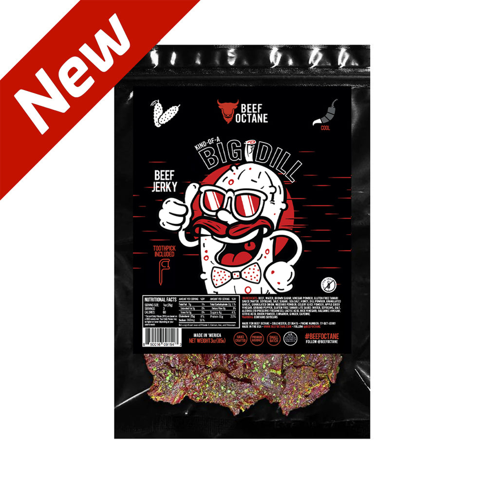 Dill Pickle Jerky Beef Octane Gluten Free