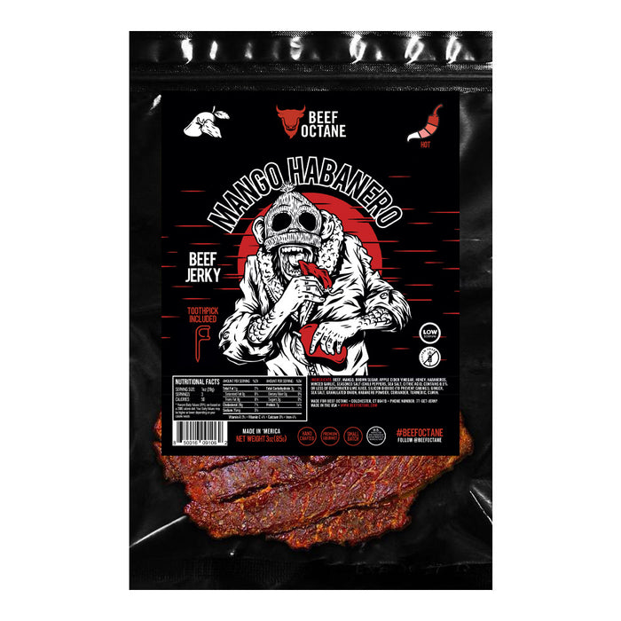 Beef Octane Mango Habanero Beef Jerky